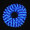 18M Christmas Blue Rope Lights