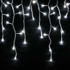 200 LED White Christmas Icicle Lights