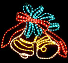 Animated 80CM Christmas Bells and Knot Motif Rope Lights