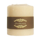 Pillar Round Candle Ivory Unscented 3"x 3"