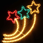 Animated 88CM Wide Christmas Stars Motif Rope Lights