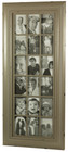 Shabby Chic Wood Multi Photo Frame 18 Open for 4x6 Taupe