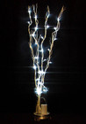 32 LED 4 Branches White Battery Twig Lights
