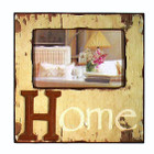 Country Shabby Chic Pale Yellow Home Photo Frame