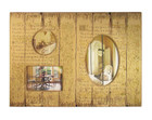Country Shabby Chic Wood Hanging Multi Photo Frame