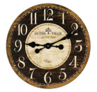French Country "Hotel Vieux" Wall Clock 48cm