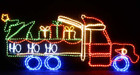 180CM Christmas Truck with Gift Box Tree LED Lights Motif Rope Lights