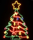 Animated 1.2M Cute Colourful Christmas Tree Motif Rope Lights
