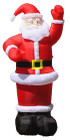 1.95M Inflatable Air Blown Santa with Lights for Christmas