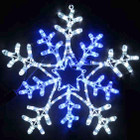 Animated 70CM LED Christmas Snowflake Motif Rope Lights