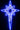 Animated 120CM LED Flashing White Blue Nativity Star Christmas Motif Rope Lights