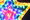 Animated 102CM LED Flashing Red Blue Green Yellow Star Christmas Motif Rope Lights
