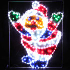 100CM 86 LED Dancing Santa Christmas Motif Rope Lights
