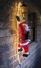 Santa Climbing Ladder Rope Lights Christmas Decoration 145CM