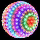28CM 300 LED Multi Colours Ball Light with Floral Design Christmas Wedding Lights