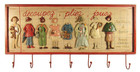 French Shabby Chic Children Fashion Coat Rack Red