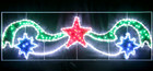 200CM Wide LED Comet Christmas Motif Rope Lights with PVC Grass
