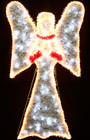 Animated 146CM LED White Angel Nativity Christmas Motif Rope Lights