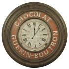 90CM French Country Large Chocolat Guerin Boutron Clock