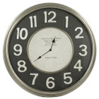 62CM Black and White Hotel UN Monde Clock