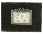 26CM Wide Antique Black Wood Photo frame with Dragonfly