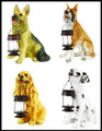 Outdoor Garden Decor Dog w/ Lantern Landscape Solar Light