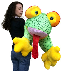 jumbo plush frog