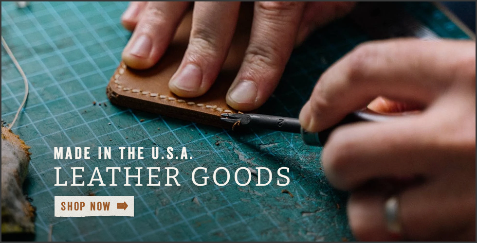 Handmade Leather Goods Made in the USA