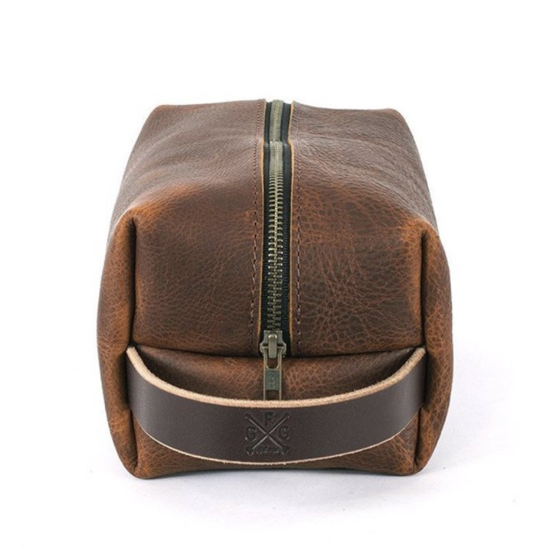 leather dopp kit