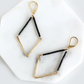 Black and Gold Earrings 