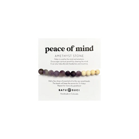 Peace of Mind - Amethyst Essential Oil Diffuser Bracelet  