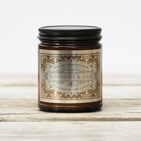 Whiskey and Oak Candle - Distillery Collection
