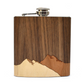 Mountain Wood-Covered Flask