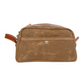 Canvas & Leather Dopp Kit - Brush Brown - back view