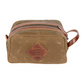 Canvas & Leather Dopp Kit - Brush Brown - front view