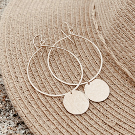 Swell Double Circle Hoop Earrings - 14K Gold Filled