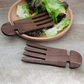 Walnut Wood Salad Hands