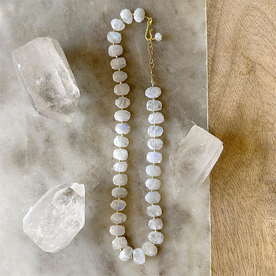 Camila Collar Necklace - Moonstone