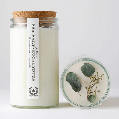 Sea Salt & Eucalyptus Candle