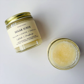 Lemon & Vanilla Tallow Sugar Scrub
