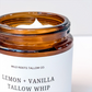 Lemon & Vanilla Whipped Tallow Balm