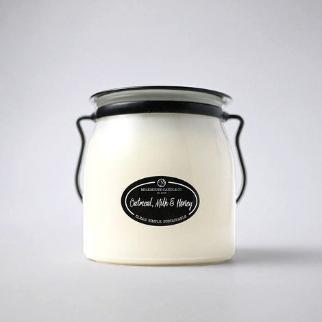 Oatmeal, Milk, & Honey Butter Jar Soy Candle