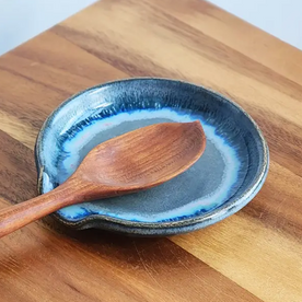 Glazed Ceramic Spoon Rest