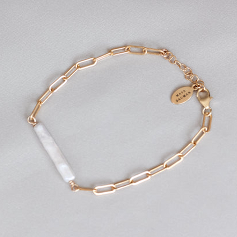 Biwa Pearl Bracelet