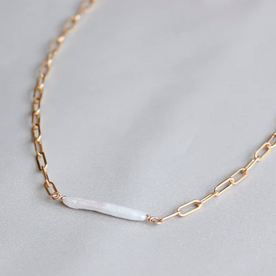 Biwa Pearl Necklace