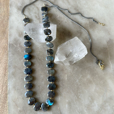 Mystic Labradorite Necklace