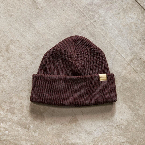 Wool Watch Cap - Maroon