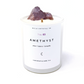 Amethyst Crystal Candle