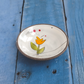 Floral "Root to Rise" Mini Bowl - Orange