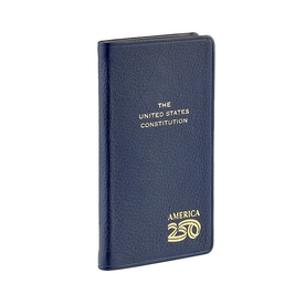 America250™ Mini United States Constitution - Navy Leather